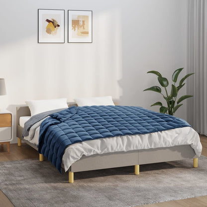 Coperta Ponderata Tessuto Blu