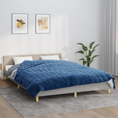 Coperta Ponderata Tessuto Blu