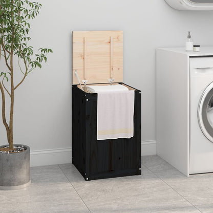 Contenitore Per Bucato Ambra 88,5X44X66 Cm Legno Massello Pino