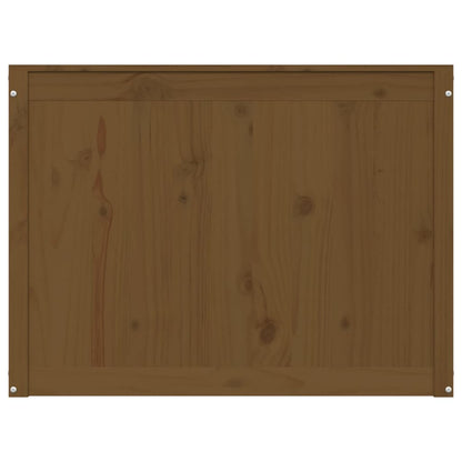 Contenitore Per Bucato Ambra 88,5X44X66 Cm Legno Massello Pino