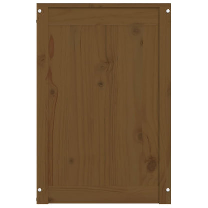 Contenitore Per Bucato Ambra 88,5X44X66 Cm Legno Massello Pino