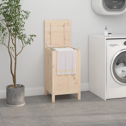 Contenitore Per Bucato 88,5X44X76 Cm Legno Massello Pino