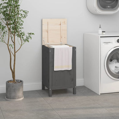 Contenitore Per Bucato 88,5X44X76 Cm Legno Massello Pino