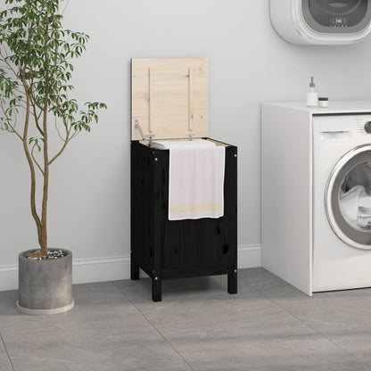 Contenitore Per Bucato 88,5X44X76 Cm Legno Massello Pino