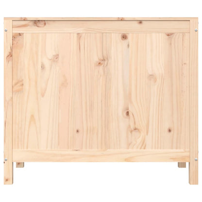Contenitore Per Bucato 88,5X44X76 Cm Legno Massello Pino