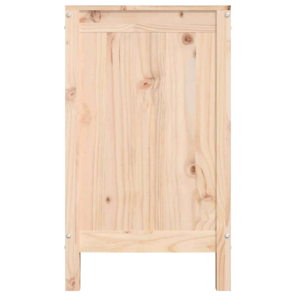 Contenitore Per Bucato 88,5X44X76 Cm Legno Massello Pino