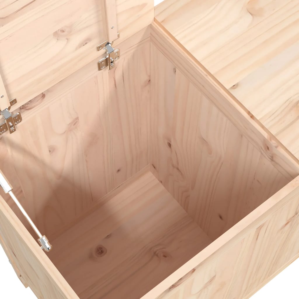 Contenitore Per Bucato 88,5X44X76 Cm Legno Massello Pino