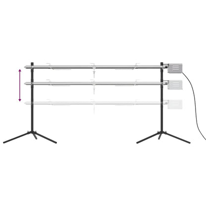 Set Griglia E Vassoio Barbecue Automatico In Acciaio Inox