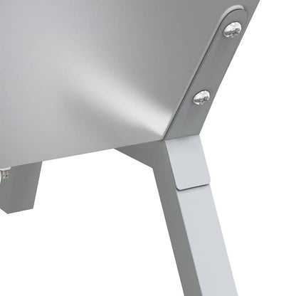 Set Griglia E Vassoio Barbecue Automatico In Acciaio Inox