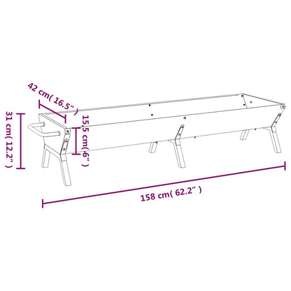 Set Griglia E Vassoio Barbecue Automatico In Acciaio Inox