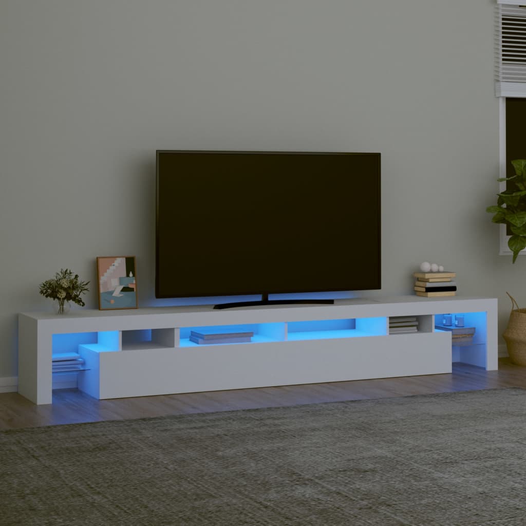 Mobile Porta Tv Con Luci Led 260X36,5X40 Cm