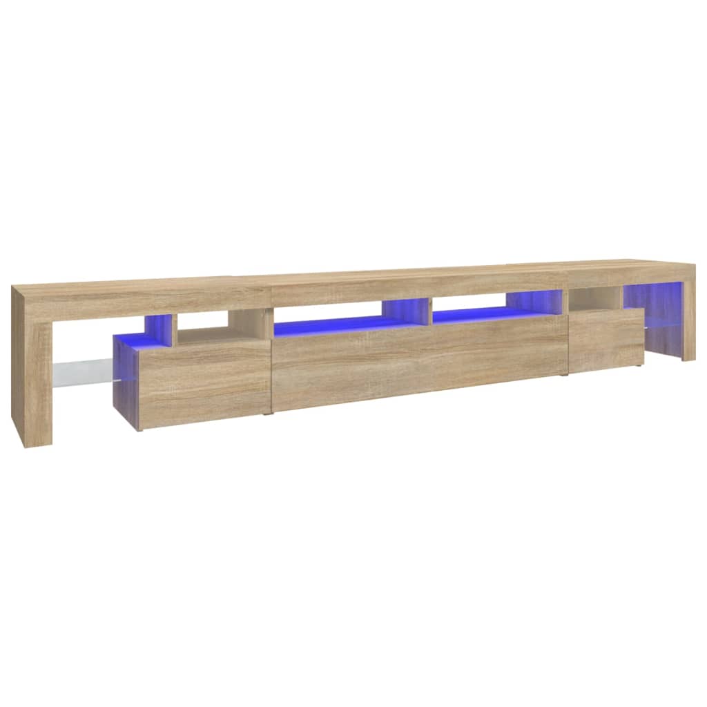 Mobile Porta Tv Con Luci Led 260X36,5X40 Cm