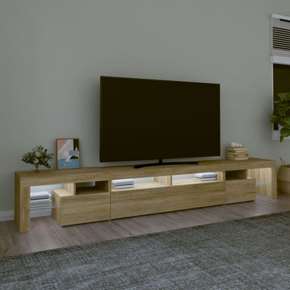 Mobile Porta Tv Con Luci Led 260X36,5X40 Cm