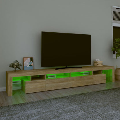 Mobile Porta Tv Con Luci Led 260X36,5X40 Cm