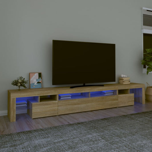 Mobile Porta Tv Con Luci Led 260X36,5X40 Cm