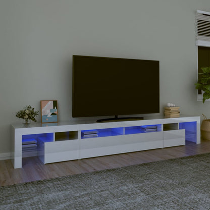 Mobile Porta Tv Con Luci Led 260X36,5X40 Cm