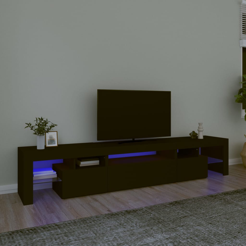 Mobile Porta Tv Con Luci Led 260X36,5X40 Cm