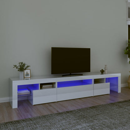 Mobile Porta Tv Con Luci Led 260X36,5X40 Cm