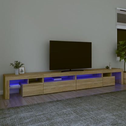 Mobile Porta Tv Con Luci Led 260X36,5X40 Cm