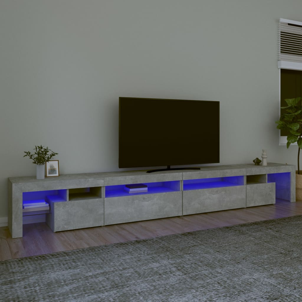 Mobile Porta Tv Con Luci Led 260X36,5X40 Cm