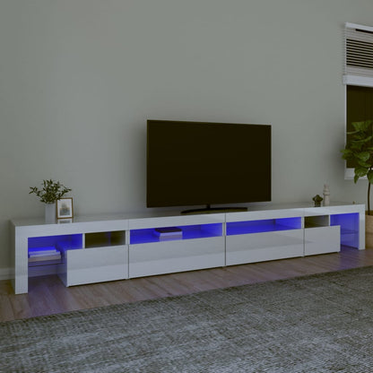 Mobile Porta Tv Con Luci Led 260X36,5X40 Cm