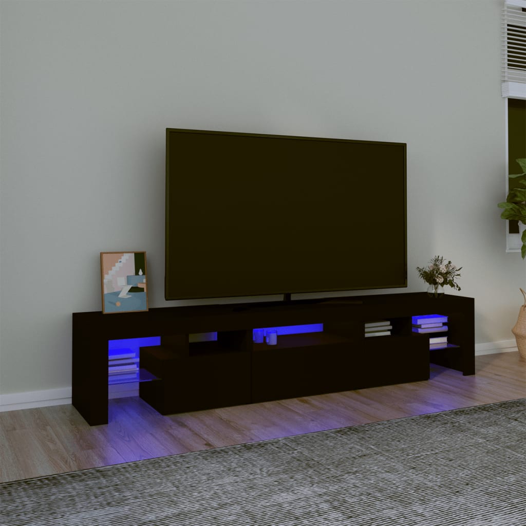 Mobile Porta Tv Con Luci Led 260X36,5X40 Cm