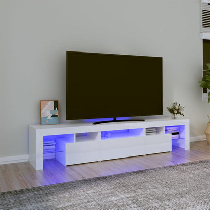 Mobile Porta Tv Con Luci Led 260X36,5X40 Cm