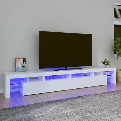 Mobile Porta Tv Con Luci Led 260X36,5X40 Cm