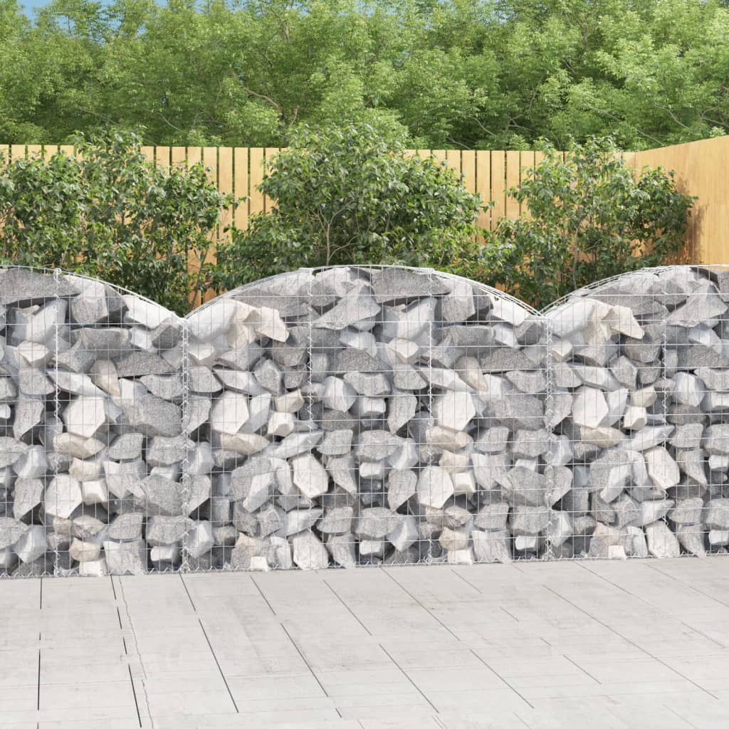Cesto Gabbione Ad Arco Ferro Zincato