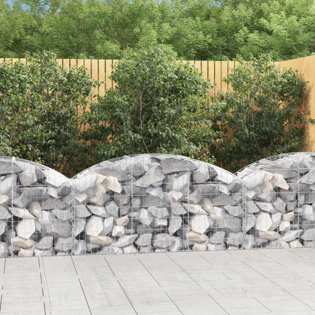 Cesto Gabbione Ad Arco Ferro Zincato