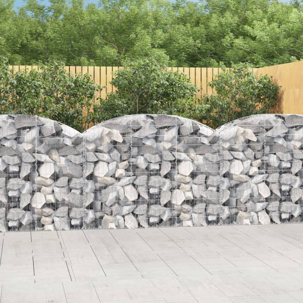 Cesto Gabbione Ad Arco Ferro Zincato