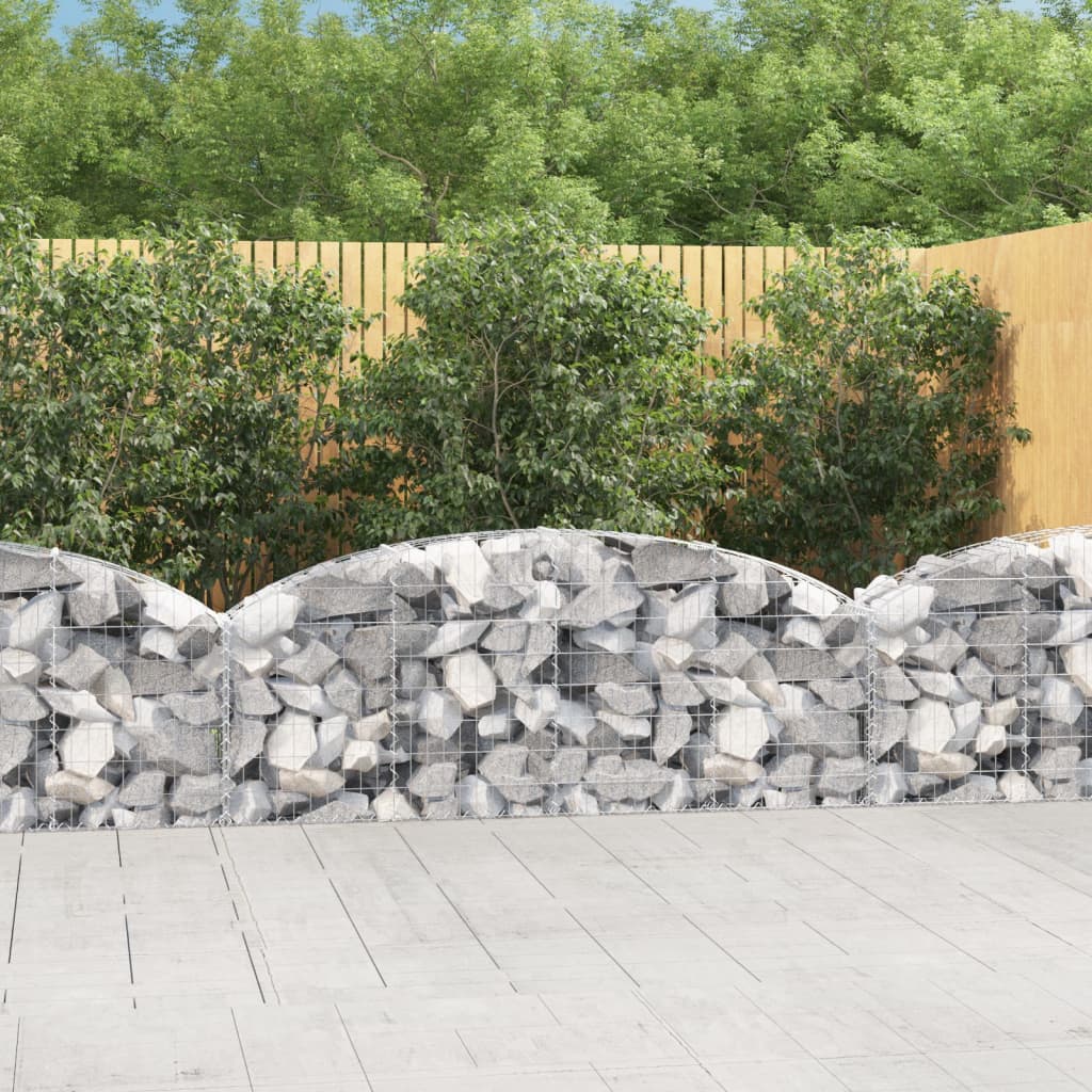 Cesto Gabbione Ad Arco Ferro Zincato