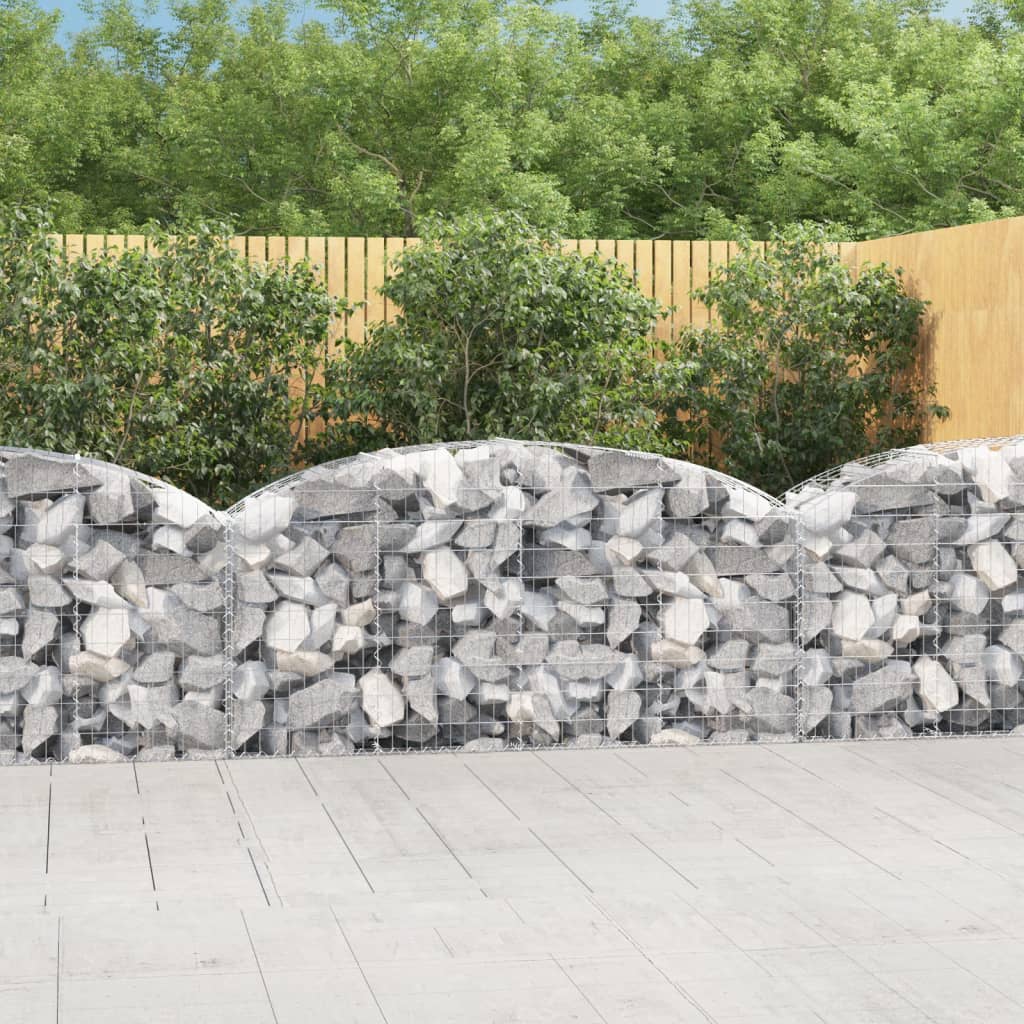 Cesto Gabbione Ad Arco Ferro Zincato