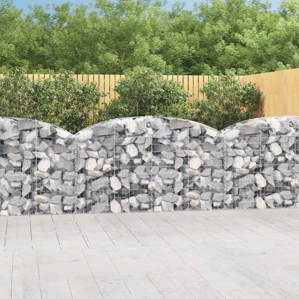 Cesto Gabbione Ad Arco Ferro Zincato