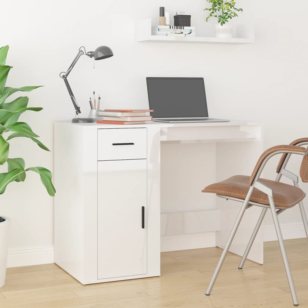 Scrivania 100X49X75 Cm In Legno Multistrato