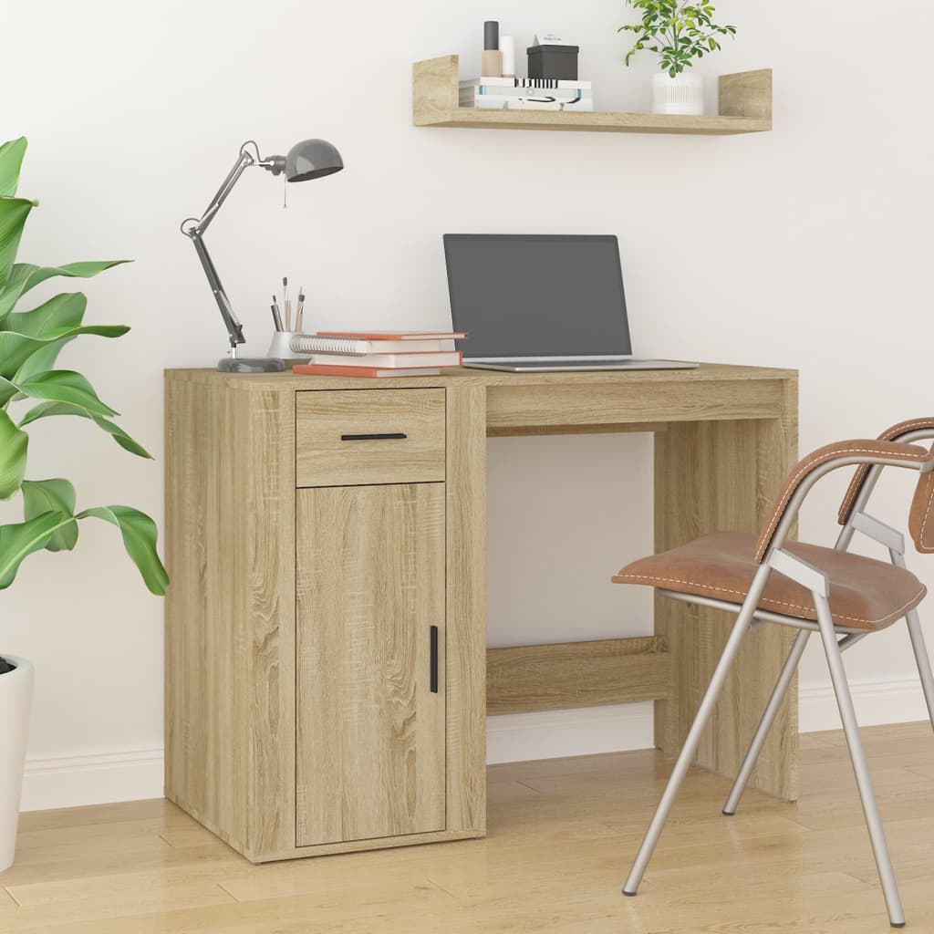 Scrivania 100X49X75 Cm In Legno Multistrato