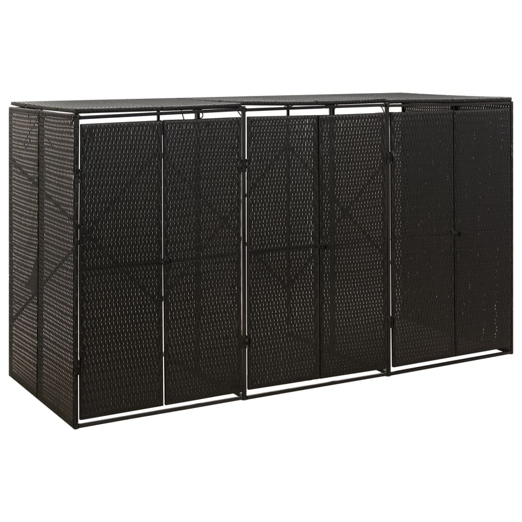 Copribidone Triplo 207X80X117 Cm In Polyrattan