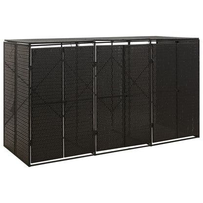 Copribidone Triplo 207X80X117 Cm In Polyrattan