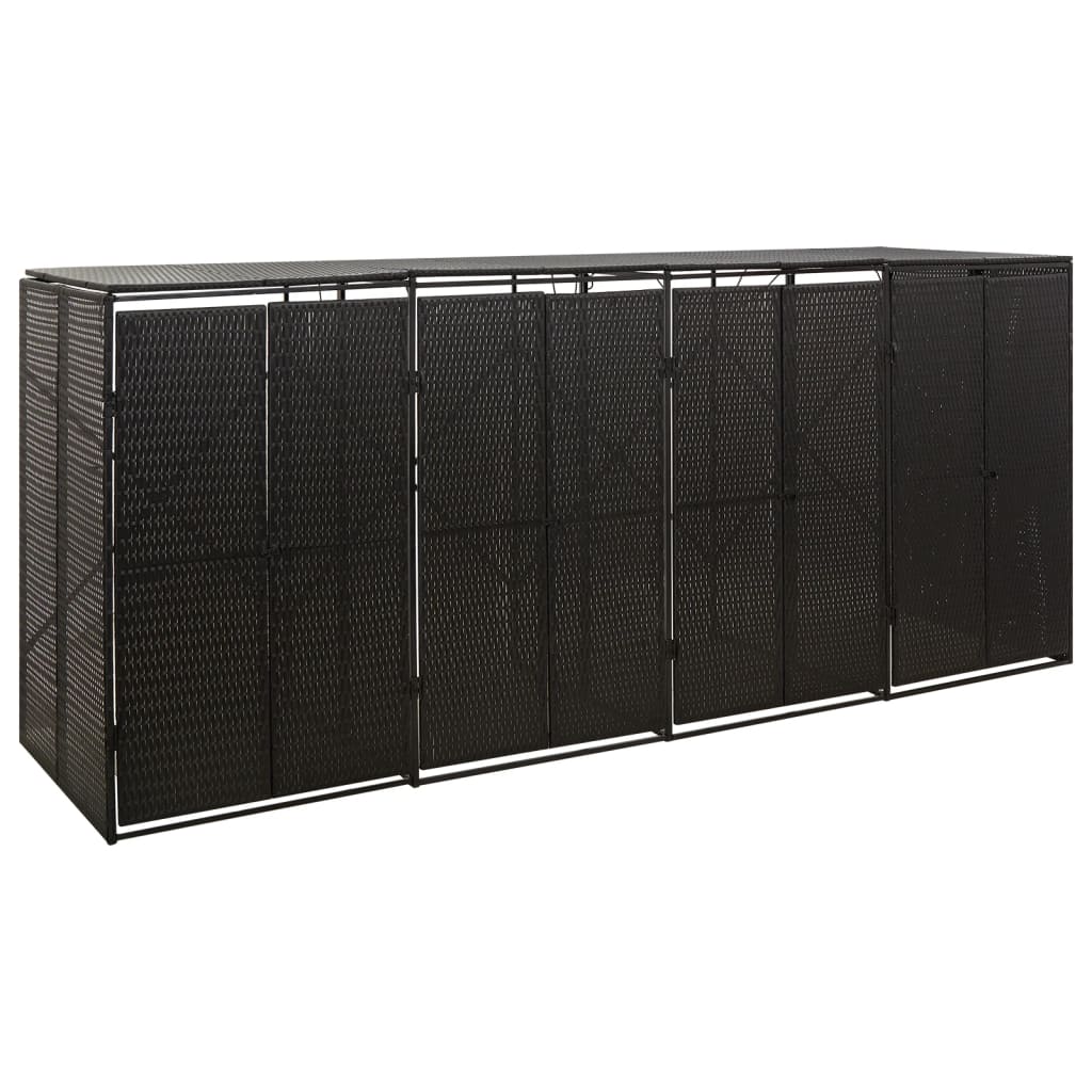 Copribidone Triplo 207X80X117 Cm In Polyrattan