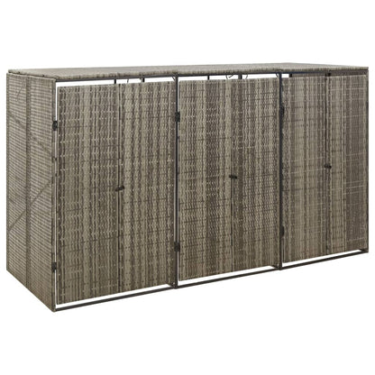 Copribidone Triplo 207X80X117 Cm In Polyrattan