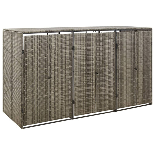 Copribidone Triplo 207X80X117 Cm In Polyrattan