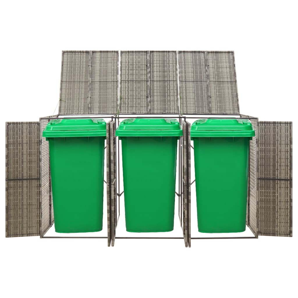 Copribidone Triplo 207X80X117 Cm In Polyrattan