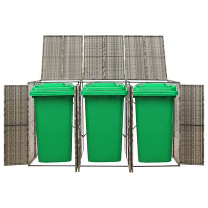Copribidone Triplo 207X80X117 Cm In Polyrattan