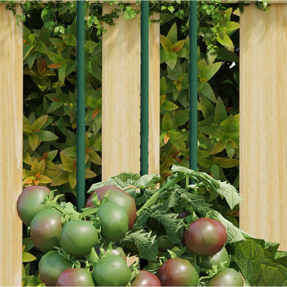 Supporti Per Piante Da Giardino 30 Pz Verde Acciaio