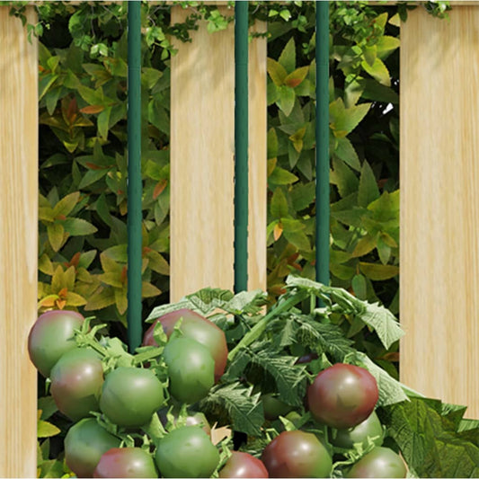 Supporti Per Piante Da Giardino 30 Pz Verde Acciaio