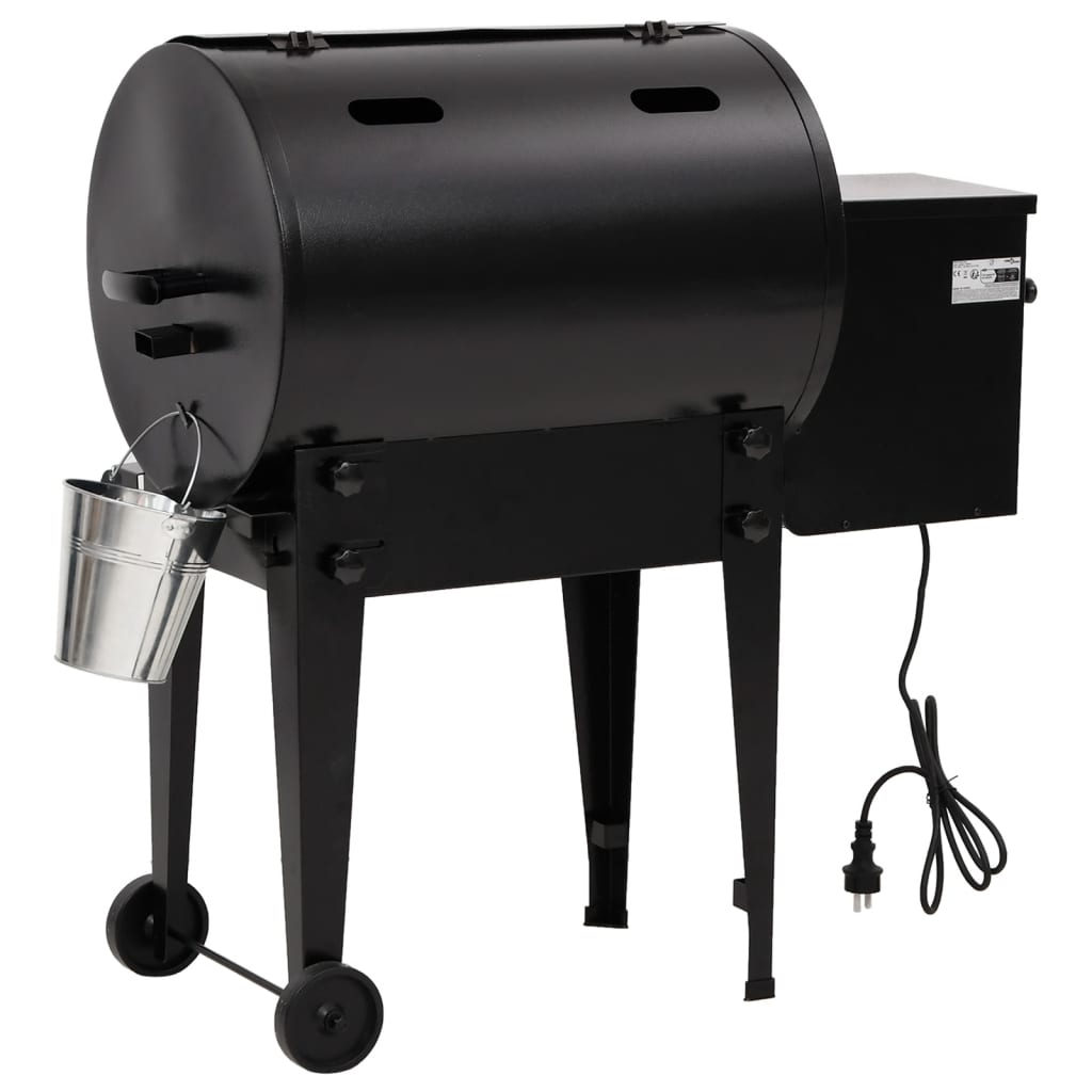 Griglia A Pellet Nero 94 Cm In Ferro