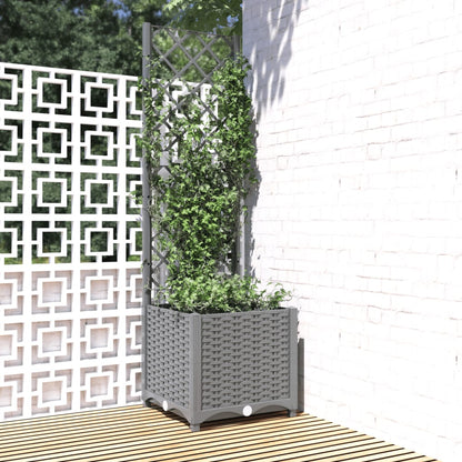 Fioriera Giardino Con Graticcio 120X40X136Cm Pp