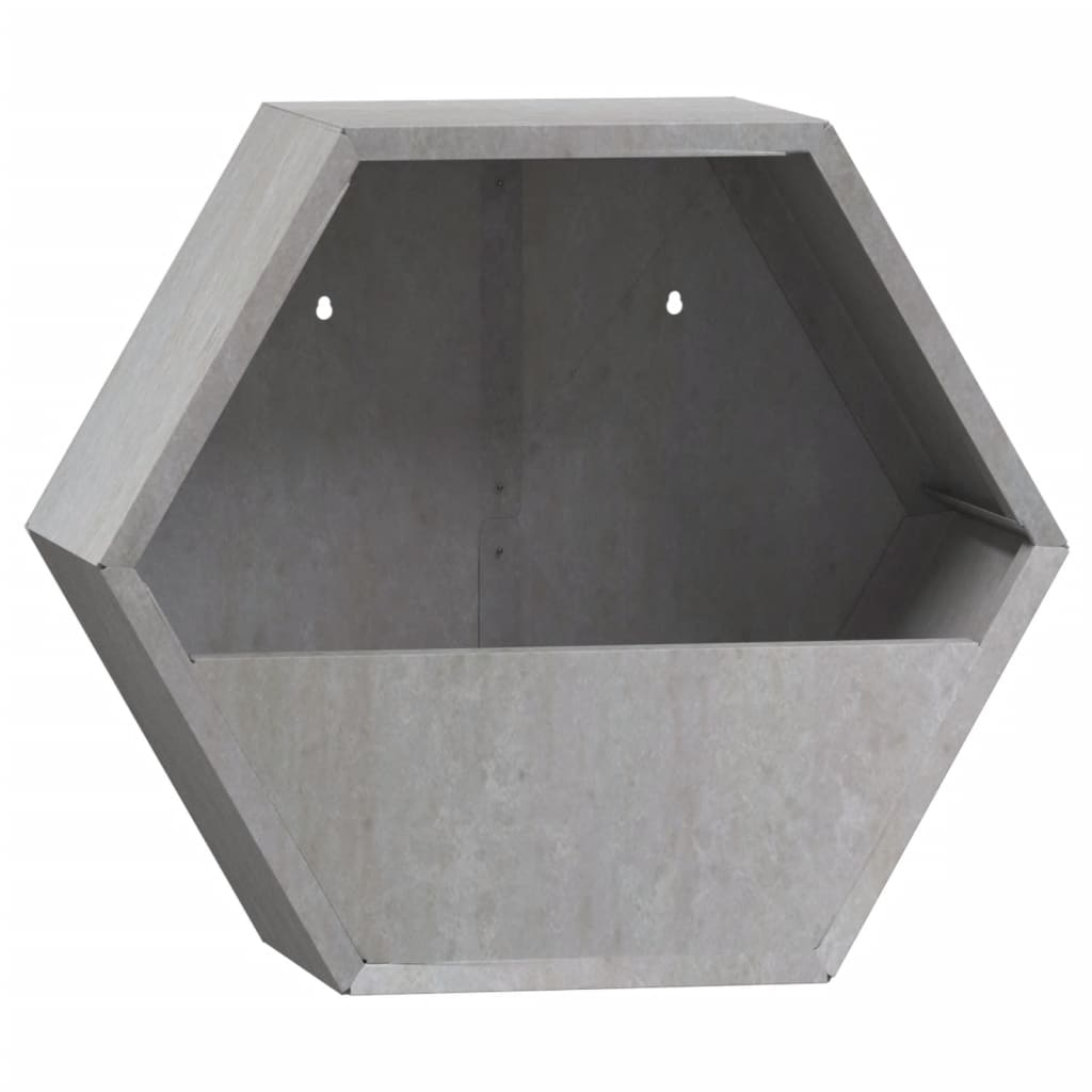 Fioriere Da Parete 2 Pz Ruggine In Acciaio Corten