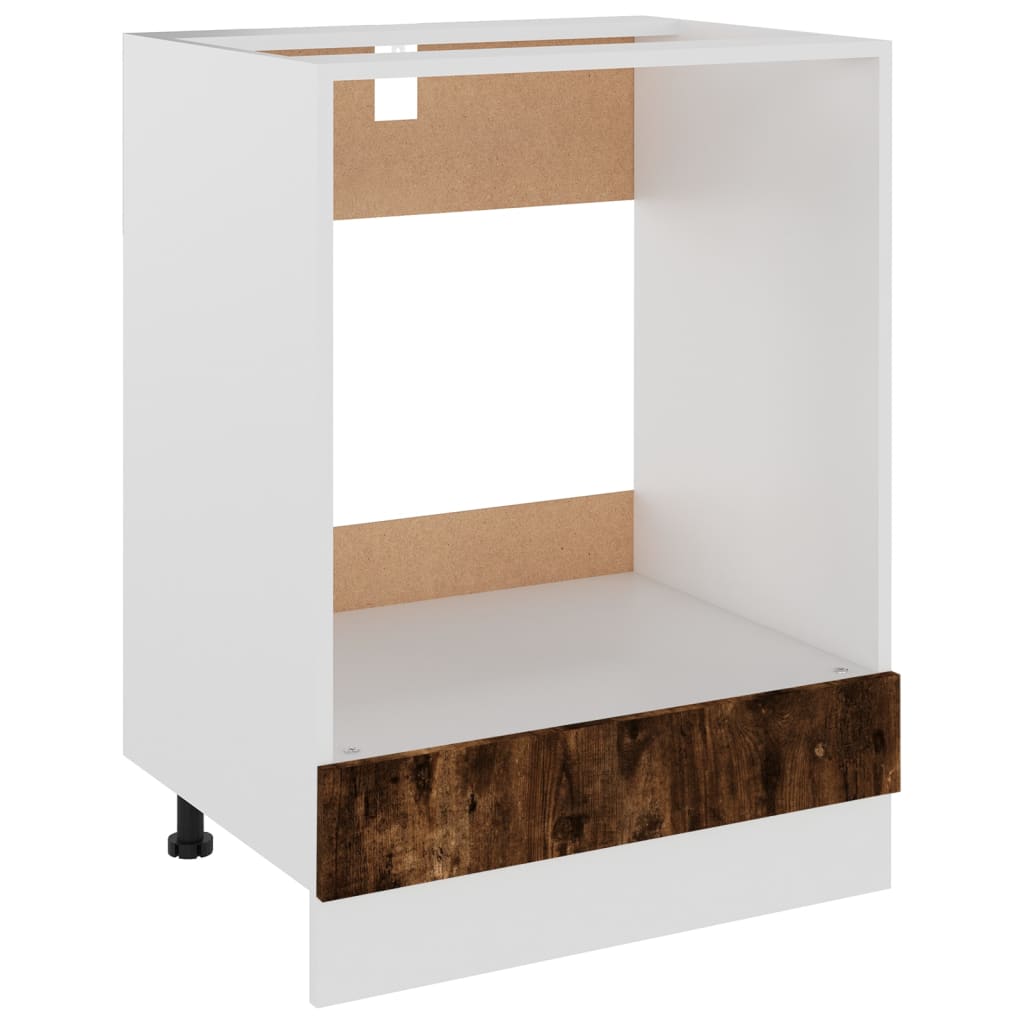 Mobile Da Forno Lyon 60X46X81,5 Cm Rovere Fumo