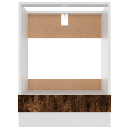 Mobile Da Forno Lyon 60X46X81,5 Cm Rovere Fumo